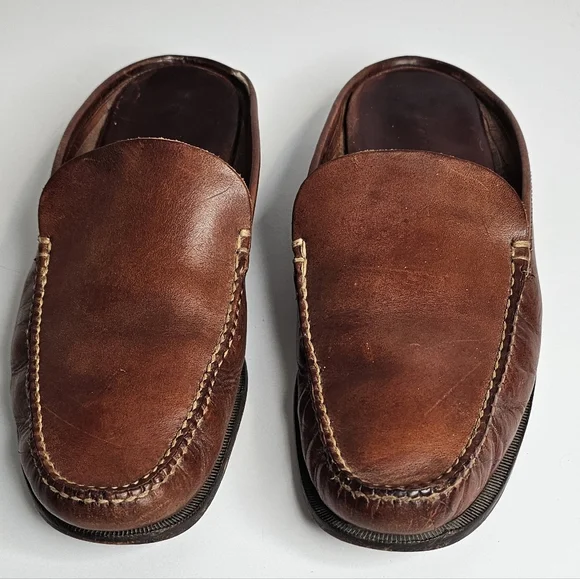 Cole Haan Vintage Country Womens Size 10.5 Backless Slip on Loafers Shoes - Picture 5 of 15